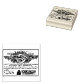 Apothecary Label Rubber Stamp Rubberstempel (Gestempeld)