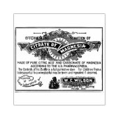 Apothecary Label Rubber Stamp Rubberstempel (Afrduk)