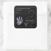 Apothecary Lavender Geurkaars Label (Tas)