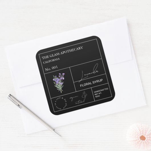 Apothecary Lavender Label (Envelop)