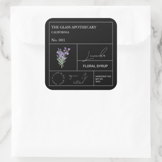 Apothecary Lavender Label (Tas)