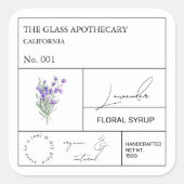 Apothecary Lavender Label (Voorkant)