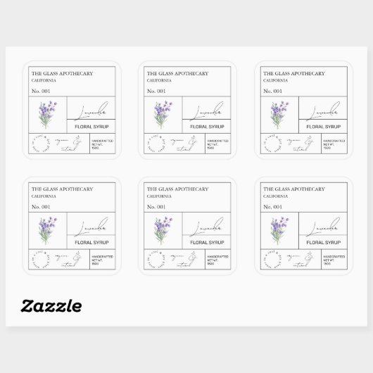 Apothecary Lavender Label (Vel)