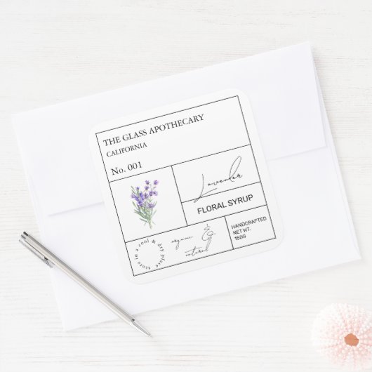 Apothecary Lavender Label (Envelop)