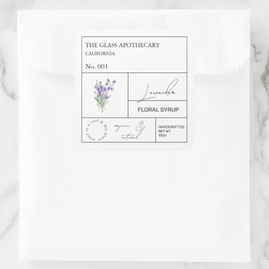 Apothecary Lavender Label (Tas)