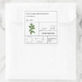Apothecary Lemon Balm Label (Tas)
