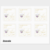 Apothecary Lilac Bubble Bath Label (Vel)