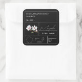 Apothecary Magnolia Label (Tas)