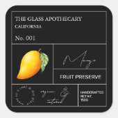 Apothecary Mango Label (Voorkant)