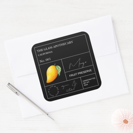 Apothecary Mango Label (Envelop)