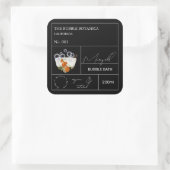 Apothecary Marigold Bubble Bath Label (Tas)
