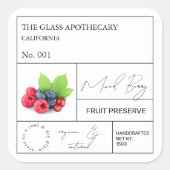 Apothecary Mixed Berry Label (Voorkant)