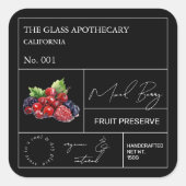 Apothecary Mixed Berry Label (Voorkant)