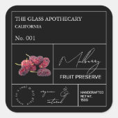 Apothecary Mulberry Label (Voorkant)