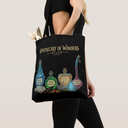 Apothecary of Wonders | Magical Fantasy Tote Bag (Dichtbij)