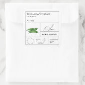 Apothecary Okra Label (Tas)