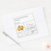 Apothecary Oranje Label (Envelop)