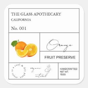 Apothecary Oranje Label