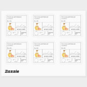 Apothecary Peach - Etiket voor geïnfundeerde honin (Vel)