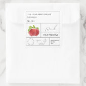 Apothecary Peach Label (Tas)