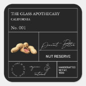 Apothecary Peanut Label (Voorkant)