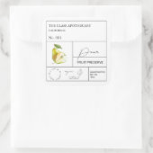 Apothecary Pear Label (Tas)