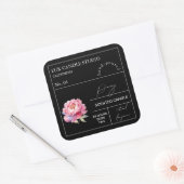 Apothecary Peony geurkaars label (Envelop)