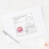Apothecary Peony geurkaars label (Envelop)