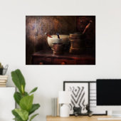 Apothecary - Pestle pekelen Poster (Thuiskantoor)