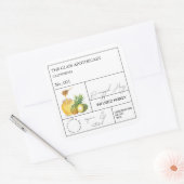 Apothecary Pineapple Infused Honey Label (Envelop)
