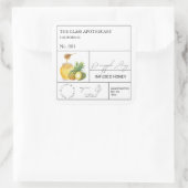 Apothecary Pineapple Infused Honey Label (Tas)