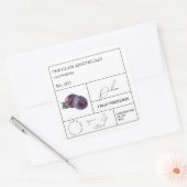 Apothecary Plum Label (Envelop)
