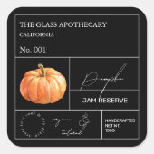 Apothecary Pumpkin Label (Voorkant)