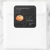 Apothecary Pumpkin Label (Tas)