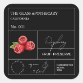 Apothecary Raspberry Label (Voorkant)