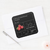 Apothecary Raspberry Label (Envelop)