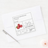 Apothecary Raspberry Label (Envelop)