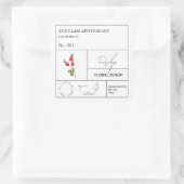 Apothecary Rosehip Label (Tas)