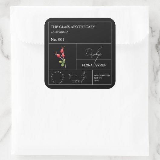 Apothecary Rosehip Label (Tas)
