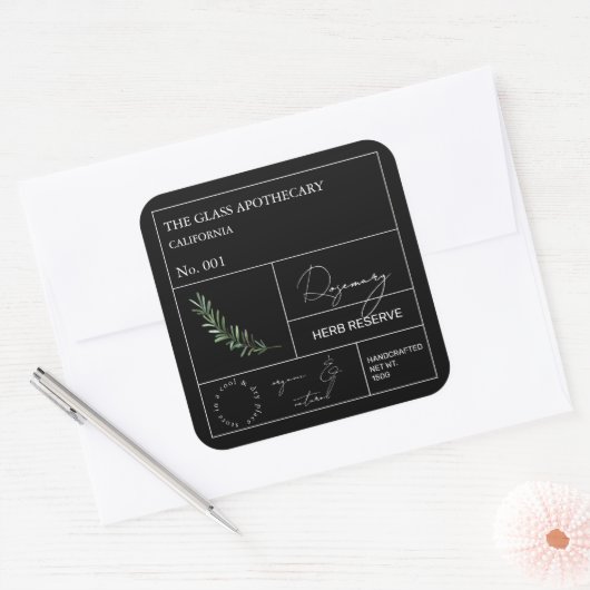 Apothecary Rosemary Label (Envelop)