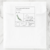 Apothecary Rosemary Label (Tas)