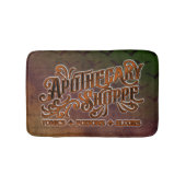 Apothecary Shoppe Halloween Gothic Sign Badmat (Voorkant)