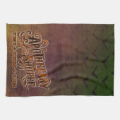 Apothecary Shoppe Halloween Gothic Sign Theedoek (Horizontaal)