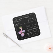 Apothecary Sweet Pea Geurkaars Label (Envelop)