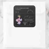 Apothecary Sweet Pea Geurkaars Label (Tas)