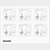 Apothecary Sweet Pea Geurkaars Label (Vel)