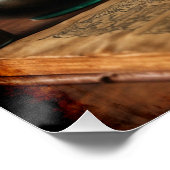 Apothecary tafel middeleeuwse scène perfect poster (Hoek)