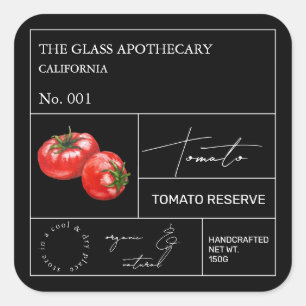 Apothecary Tomato Label