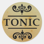  Apothecary tonic fles Halloween Stickers (Voorkant)