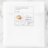 Apothecary Turmeric Herbal Tea Label (Tas)